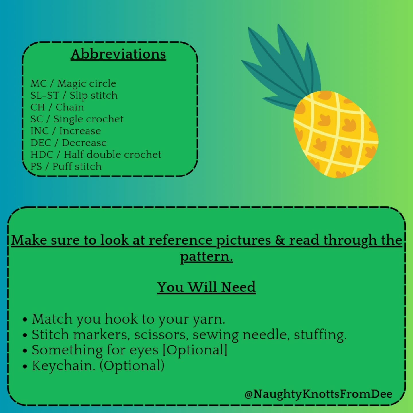 Free Crochet Pattern for Plush Pineapple Toy