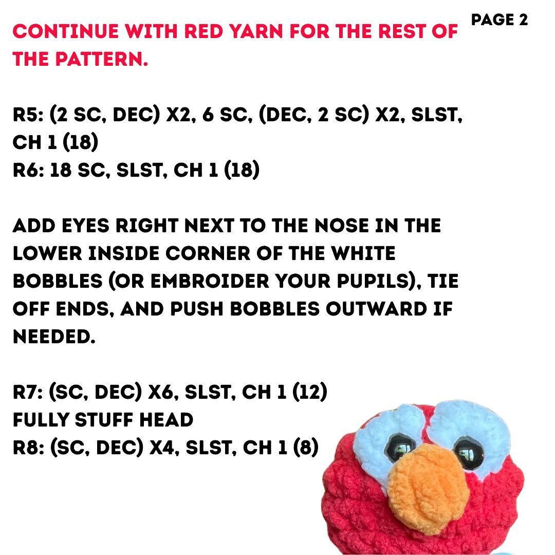 Free Crochet Pattern for Snoopy Amigurumi Dog