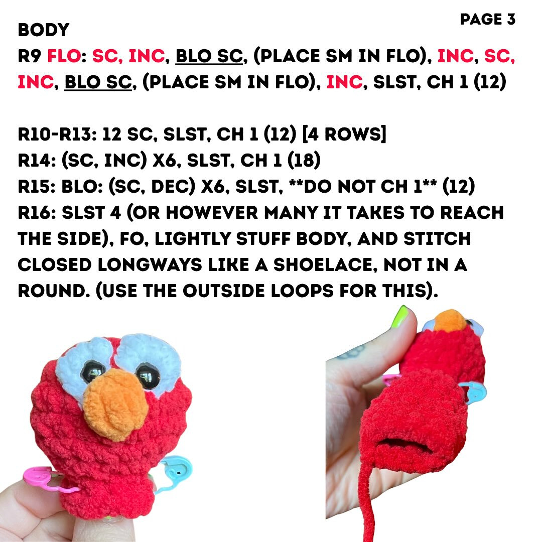 Free Crochet Pattern for Snoopy Amigurumi Dog