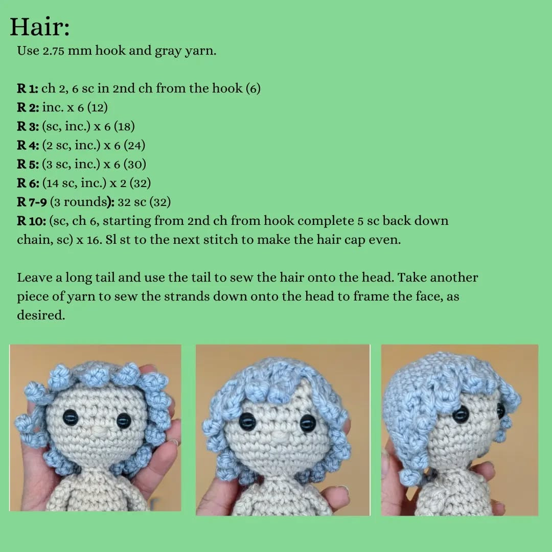 Free Crochet Pattern for St. Patrick Doll