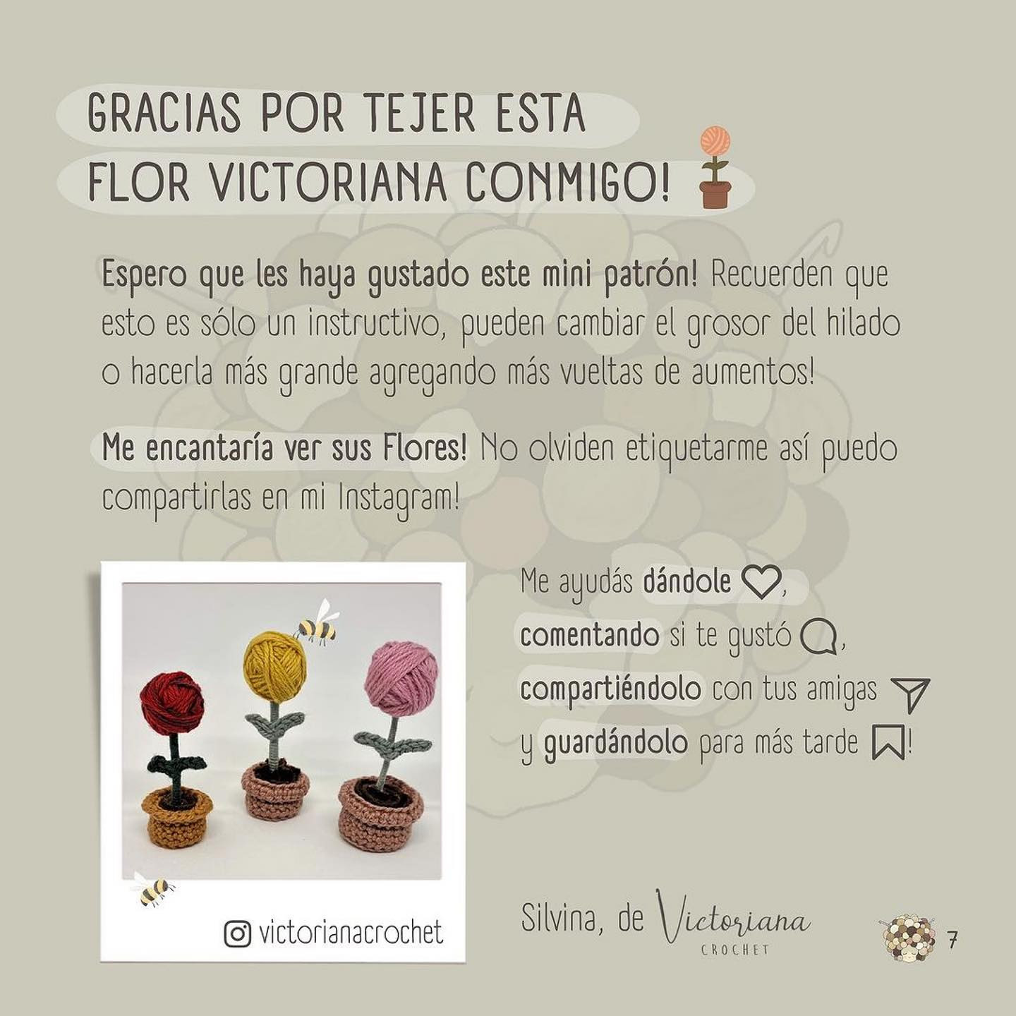 Free Crochet Pattern for Victorian Flower by Victoriana Crochet