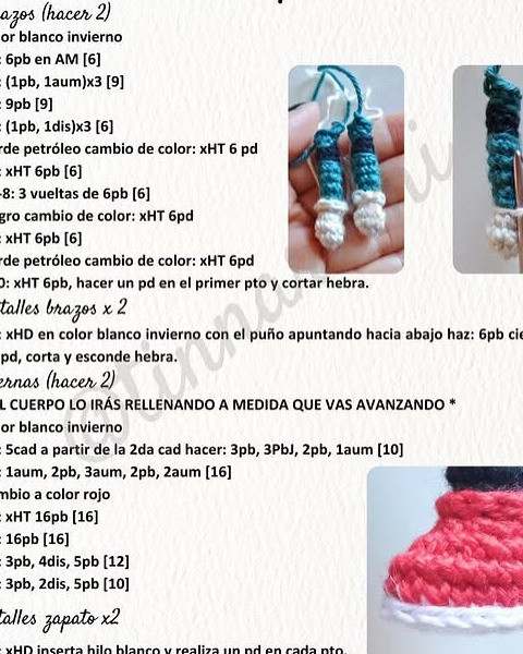 Free Crochet Pattern of Amigurumi Doll and Apple Slices