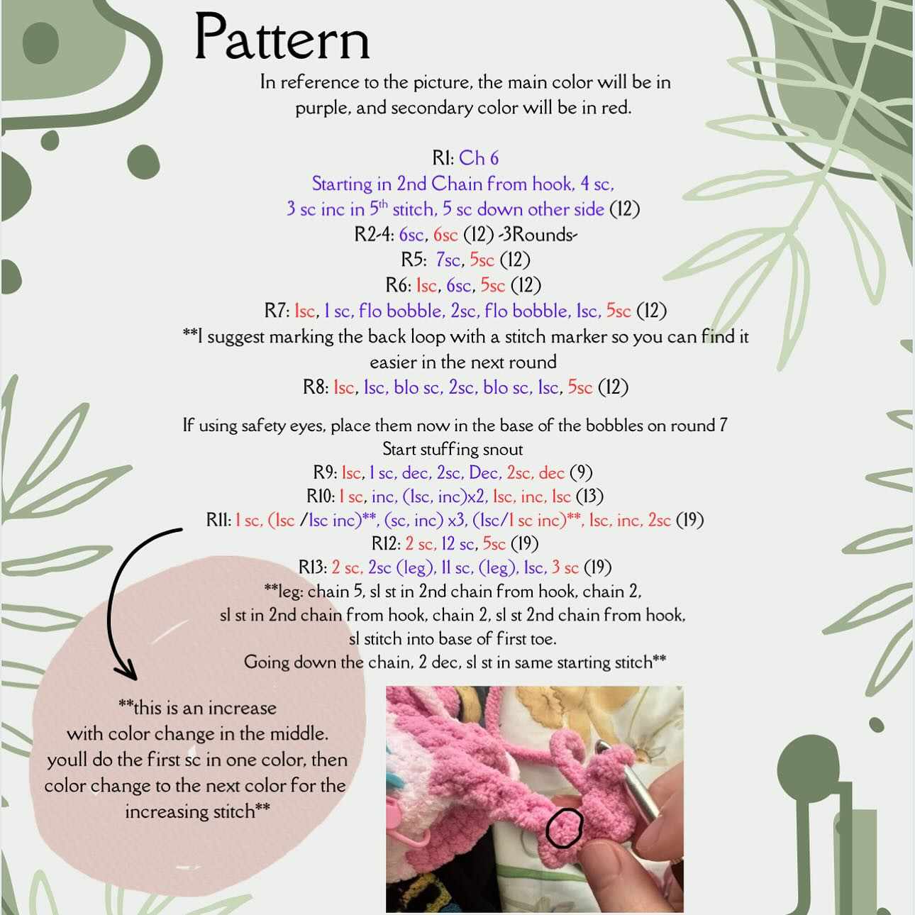 Free Crochet Pattern: Selene the Alligator Amigurumi