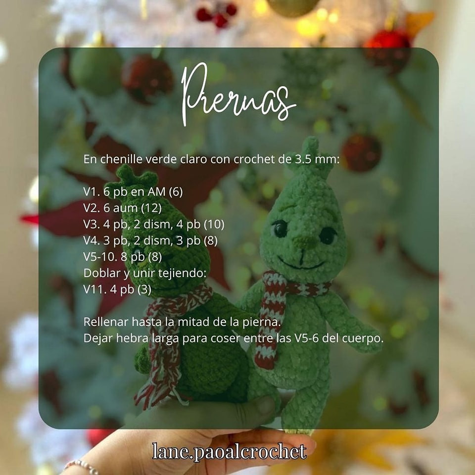 Free Grinch Crochet Pattern for Christmas Decorations