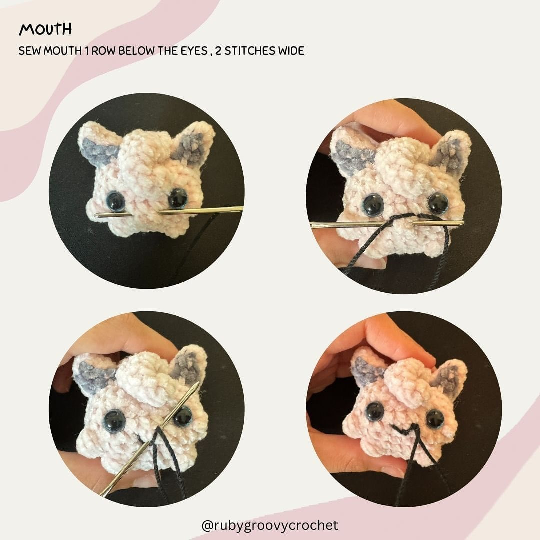 Free Mini Jigglypuff Crochet Pattern for Beginners