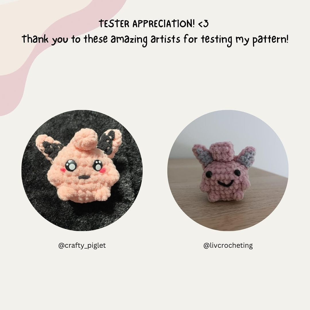 Free Mini Jigglypuff Crochet Pattern for Beginners