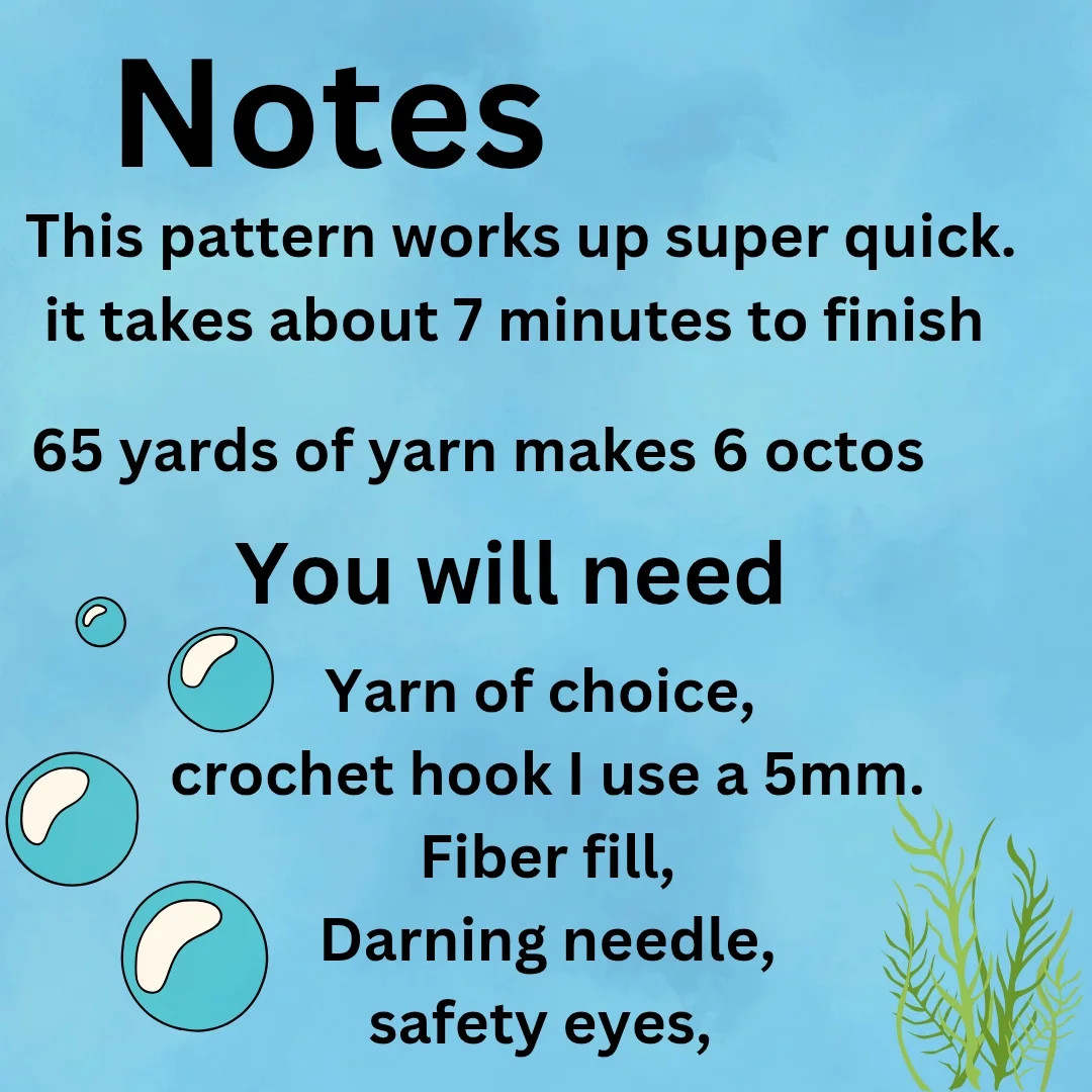 Free Mini Octopus Crochet Pattern for Beginners
