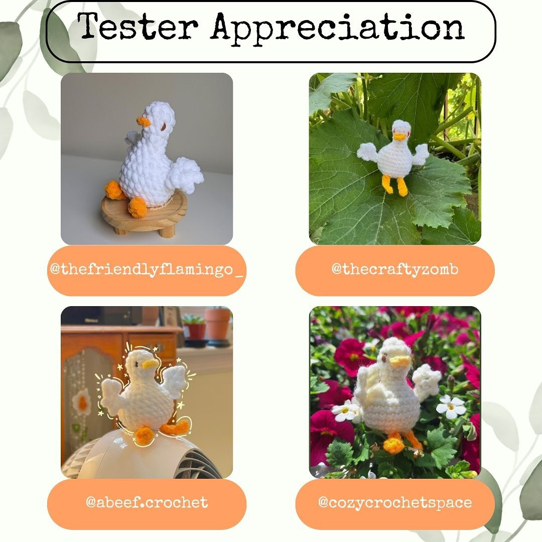 Free Pattern for No-Sew Tiny Duck Crochet