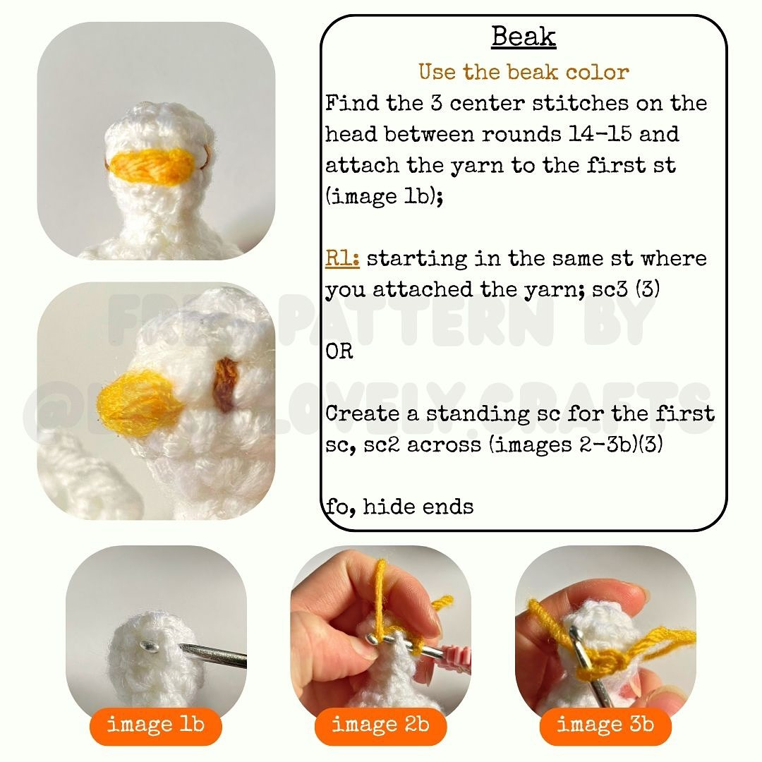 Free Pattern for No-Sew Tiny Duck Crochet