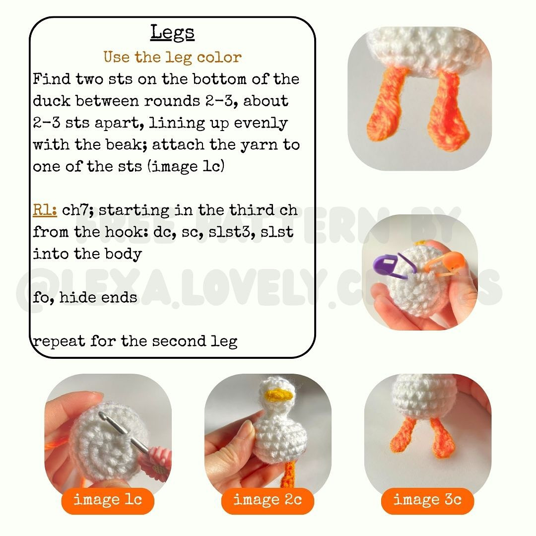 Free Pattern for No-Sew Tiny Duck Crochet