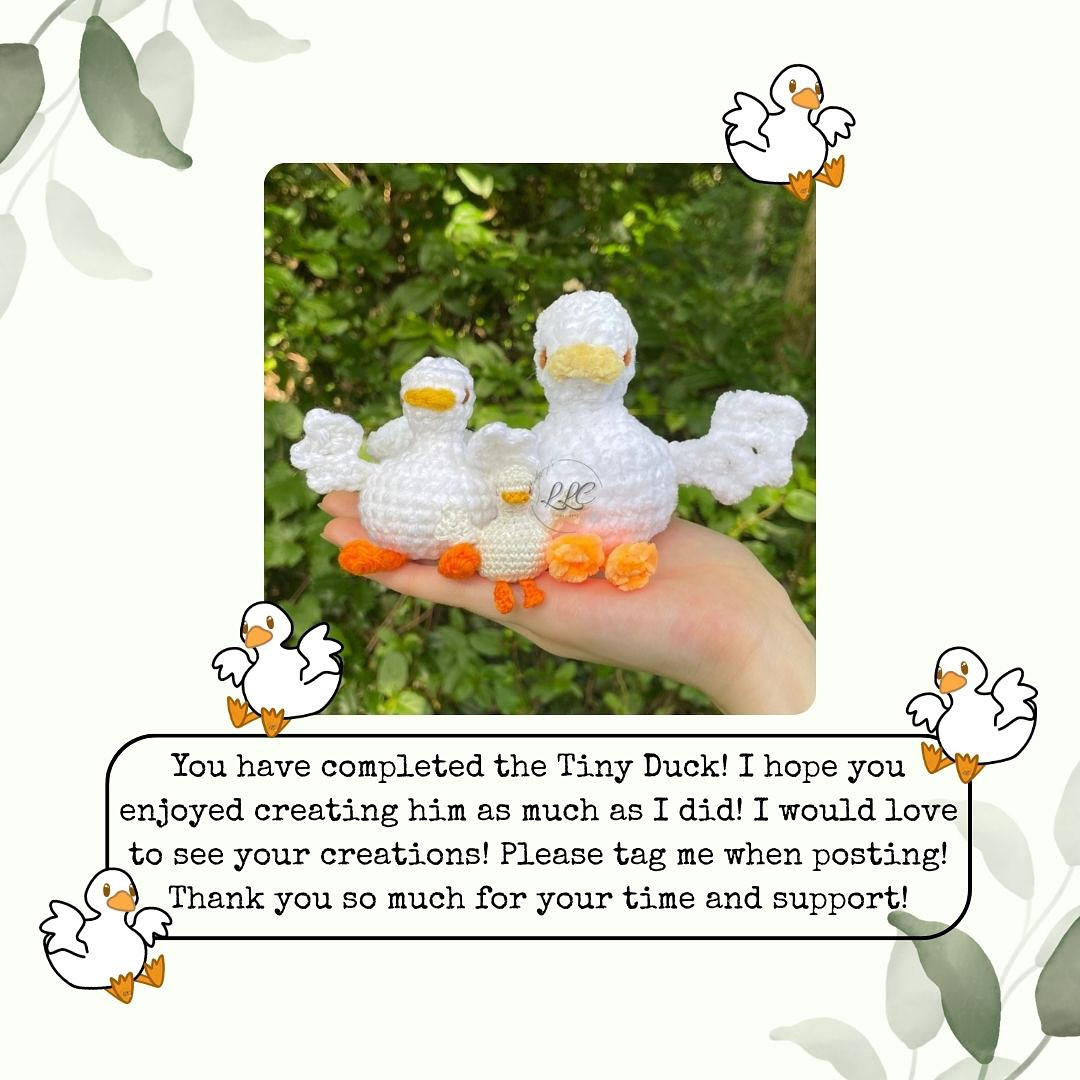 Free Pattern for No-Sew Tiny Duck Crochet