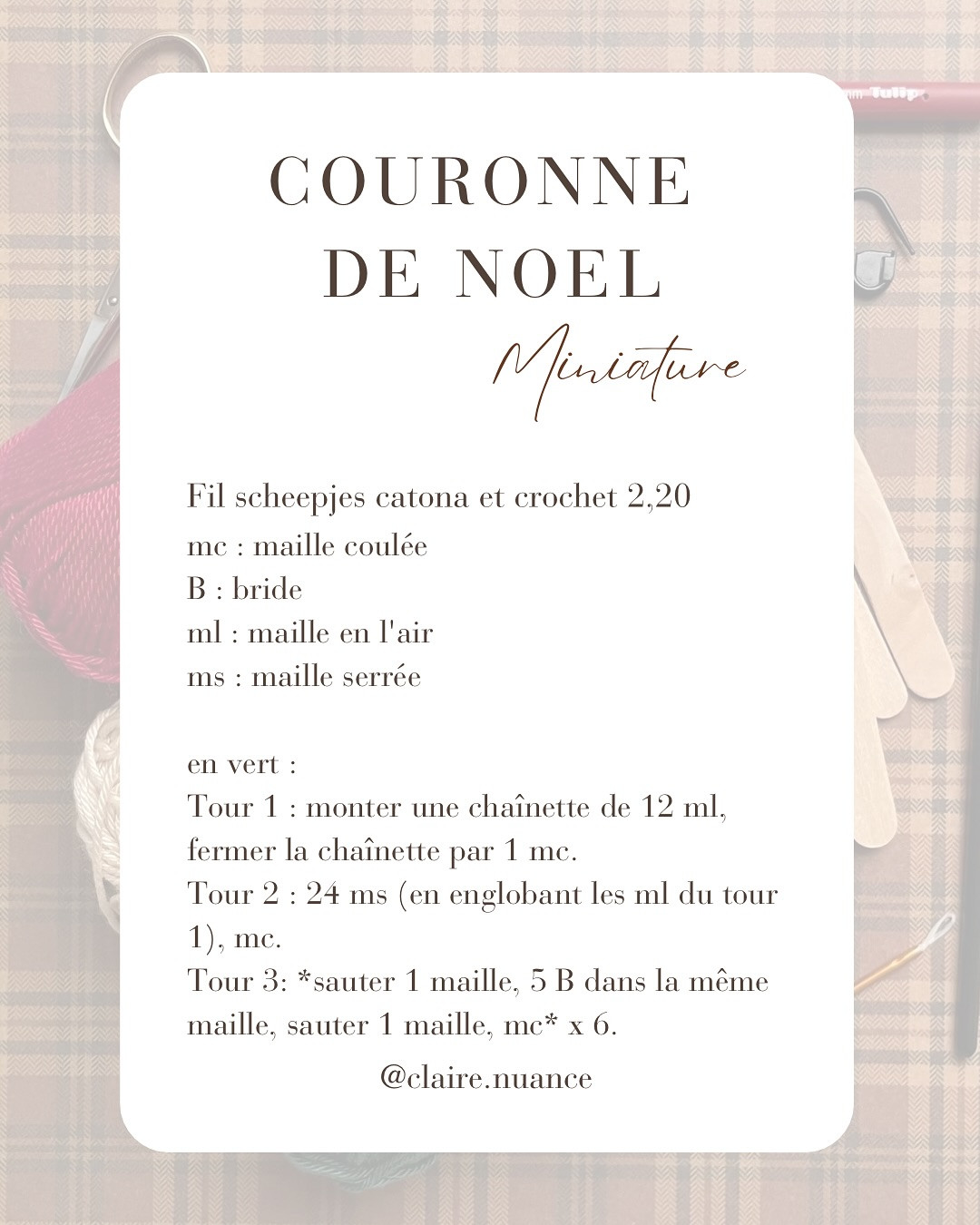 Guirlande de Noël au crochet: douceur festive pour votre maison