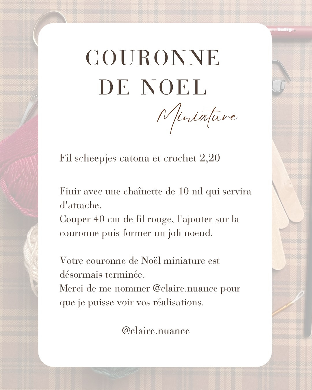 Guirlande de Noël au crochet: douceur festive pour votre maison