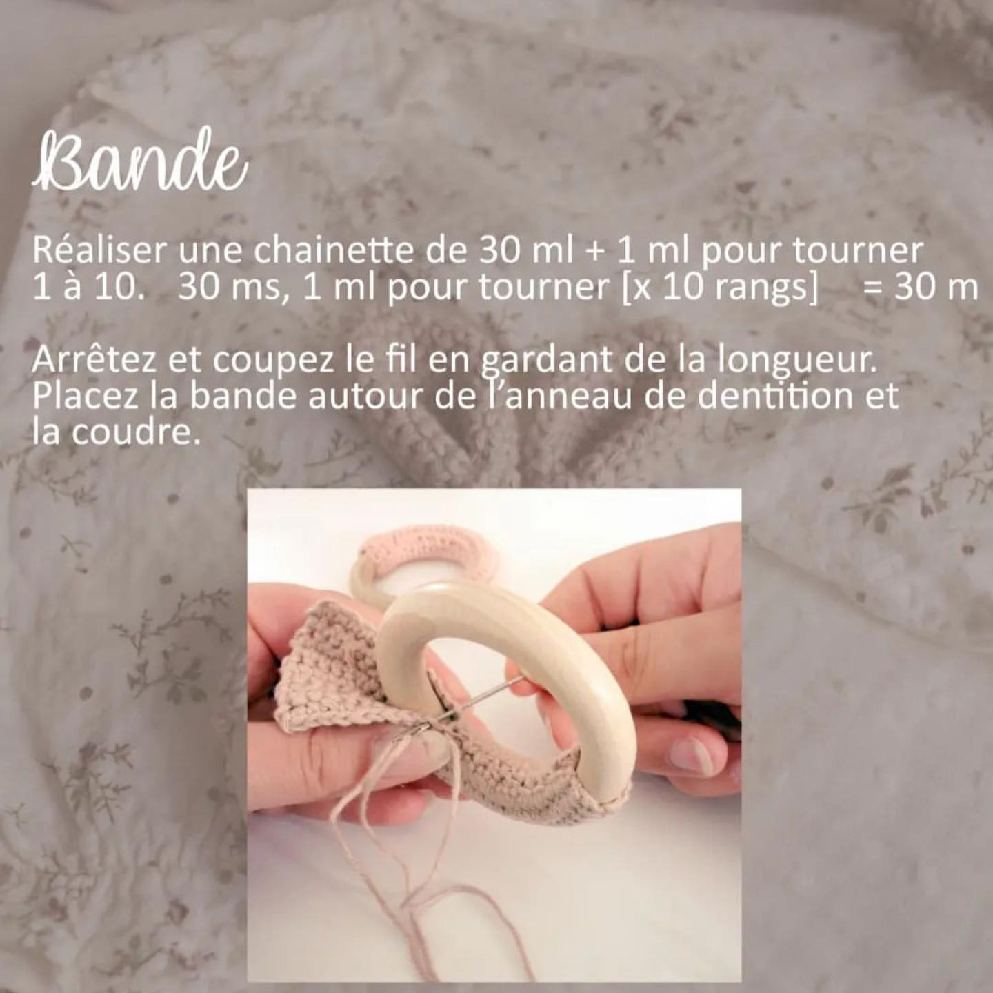 Hochet Oreilles de Lapin - Patron Gratuit