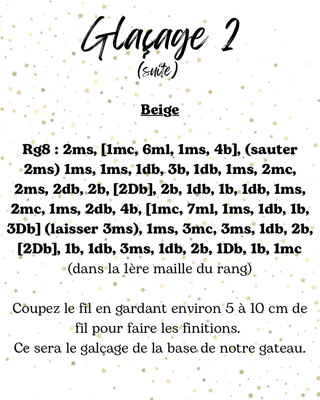 Jolie bougie crochetée à la main pour l’anniversaire