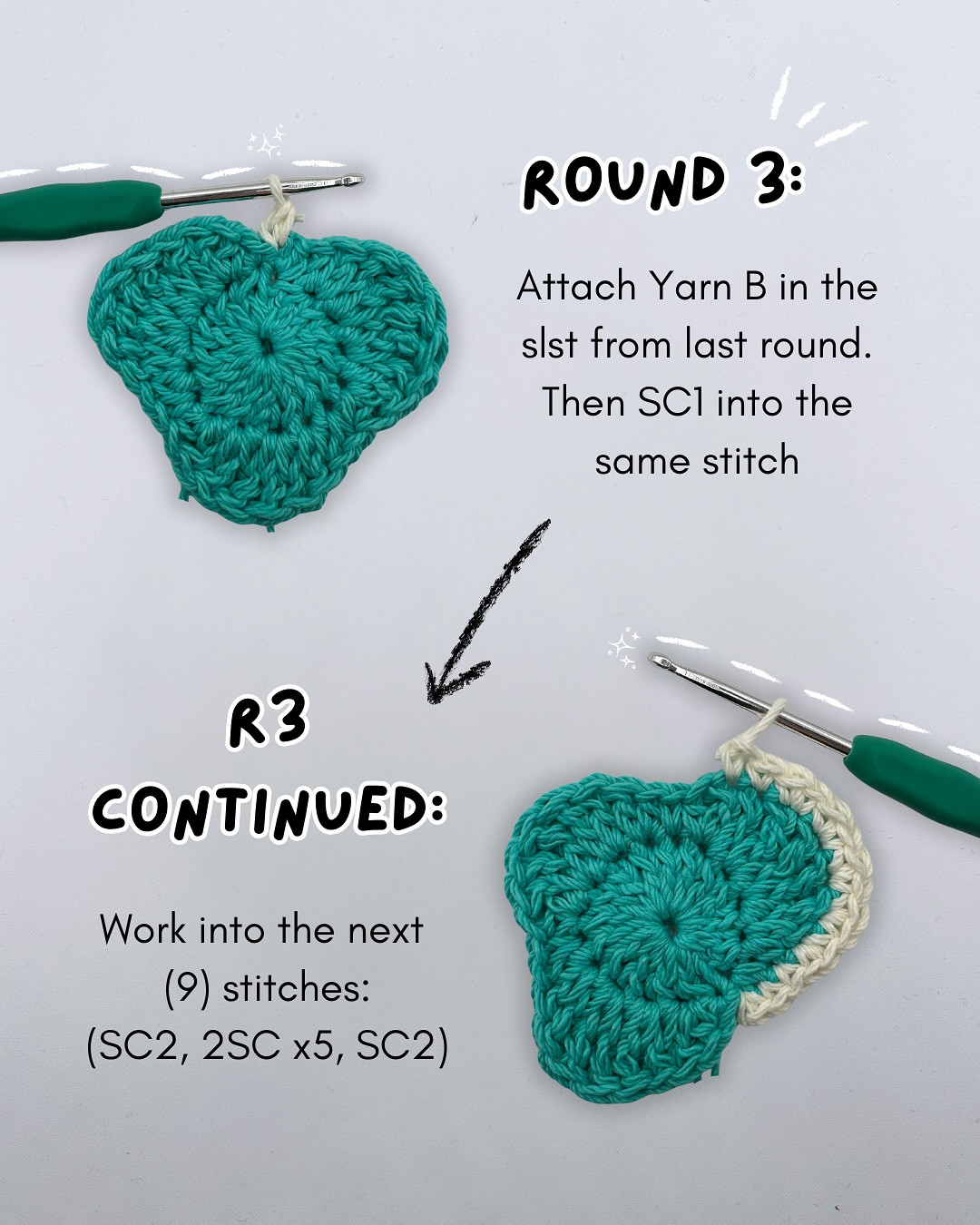 Learn to Crochet a Cute Paw Print Coaster Easily