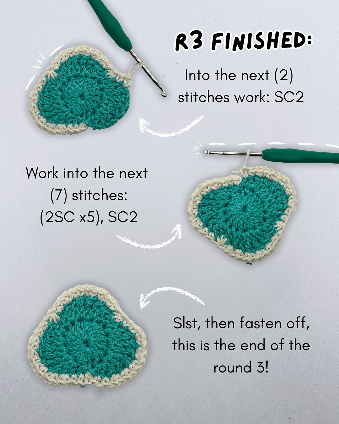 Learn to Crochet a Cute Paw Print Coaster Easily