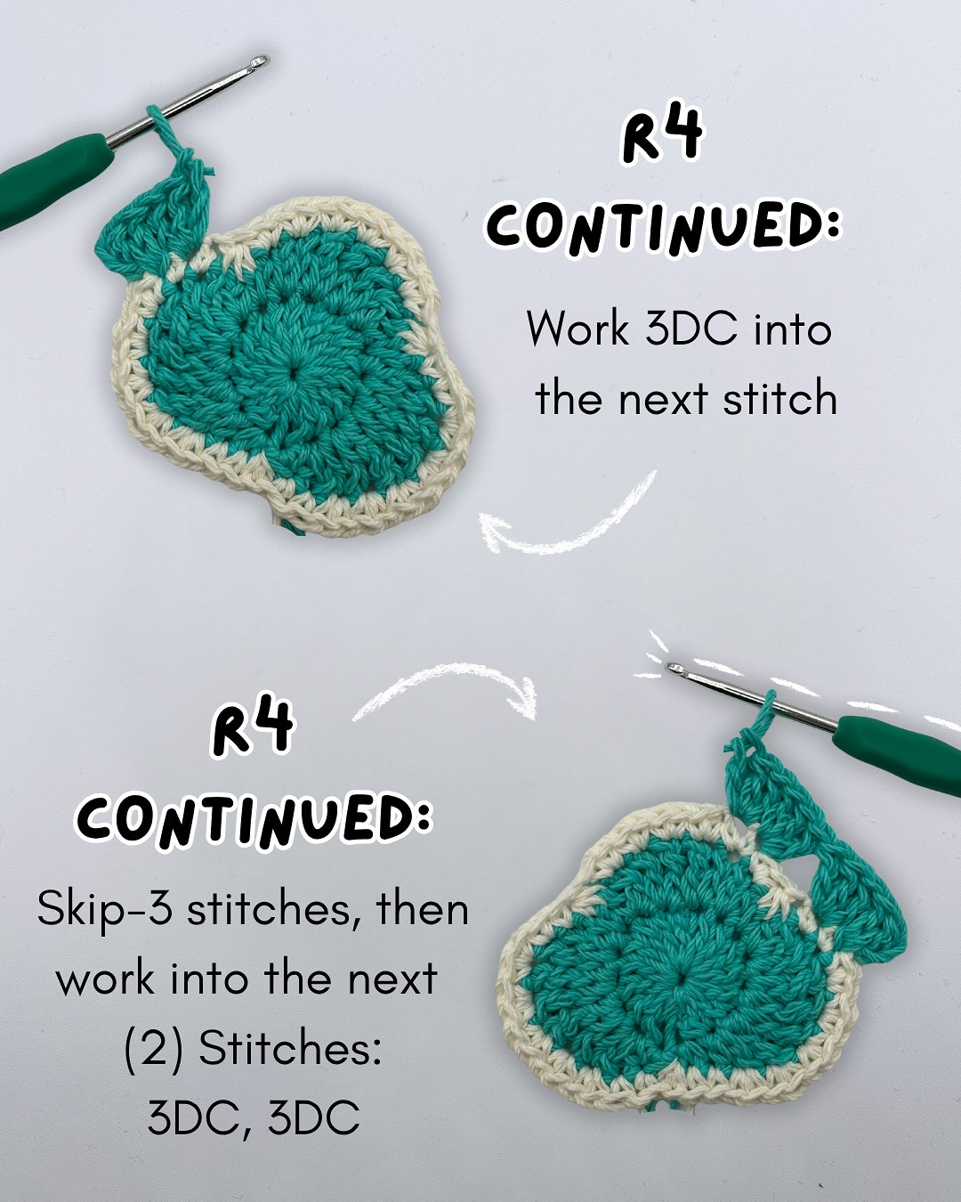 Learn to Crochet a Cute Paw Print Coaster Easily