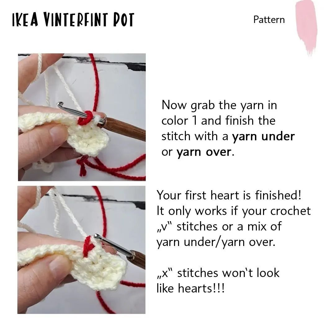 Learn to Crochet a Heart-Patterned Plant Cozy