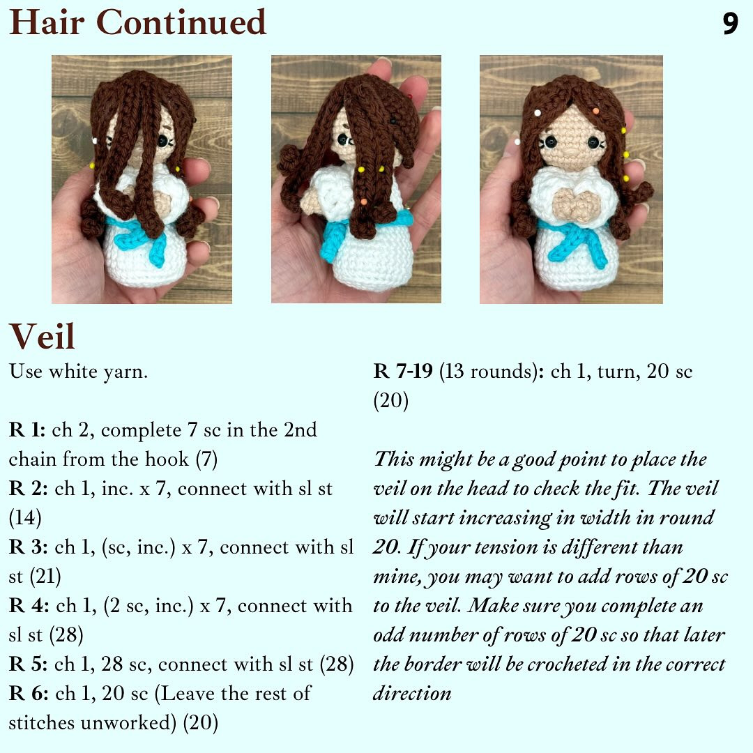 Little Our Lady of Lourdes Free Crochet Pattern Guide