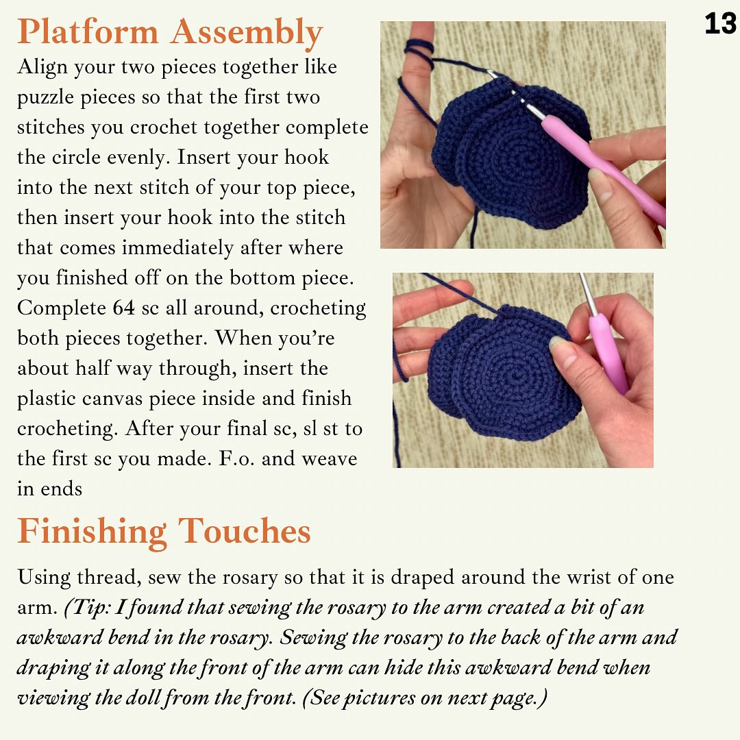 Little St. Bernadette Free Crochet Pattern for Beginners