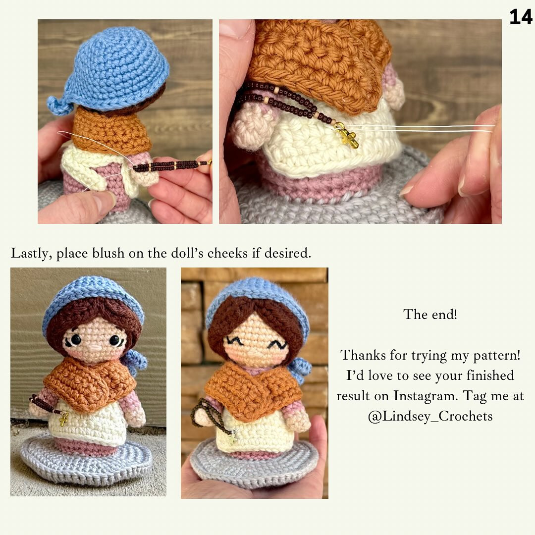 Little St. Bernadette Free Crochet Pattern for Beginners