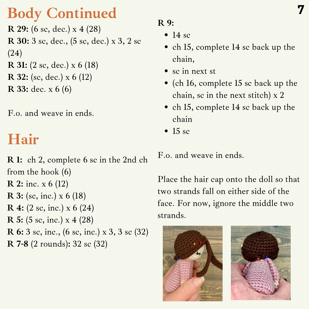 Little St. Bernadette Free Crochet Pattern for Beginners
