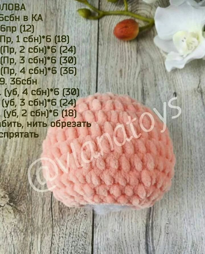 Мастер класс Зефирная зайка от Vlanatoys