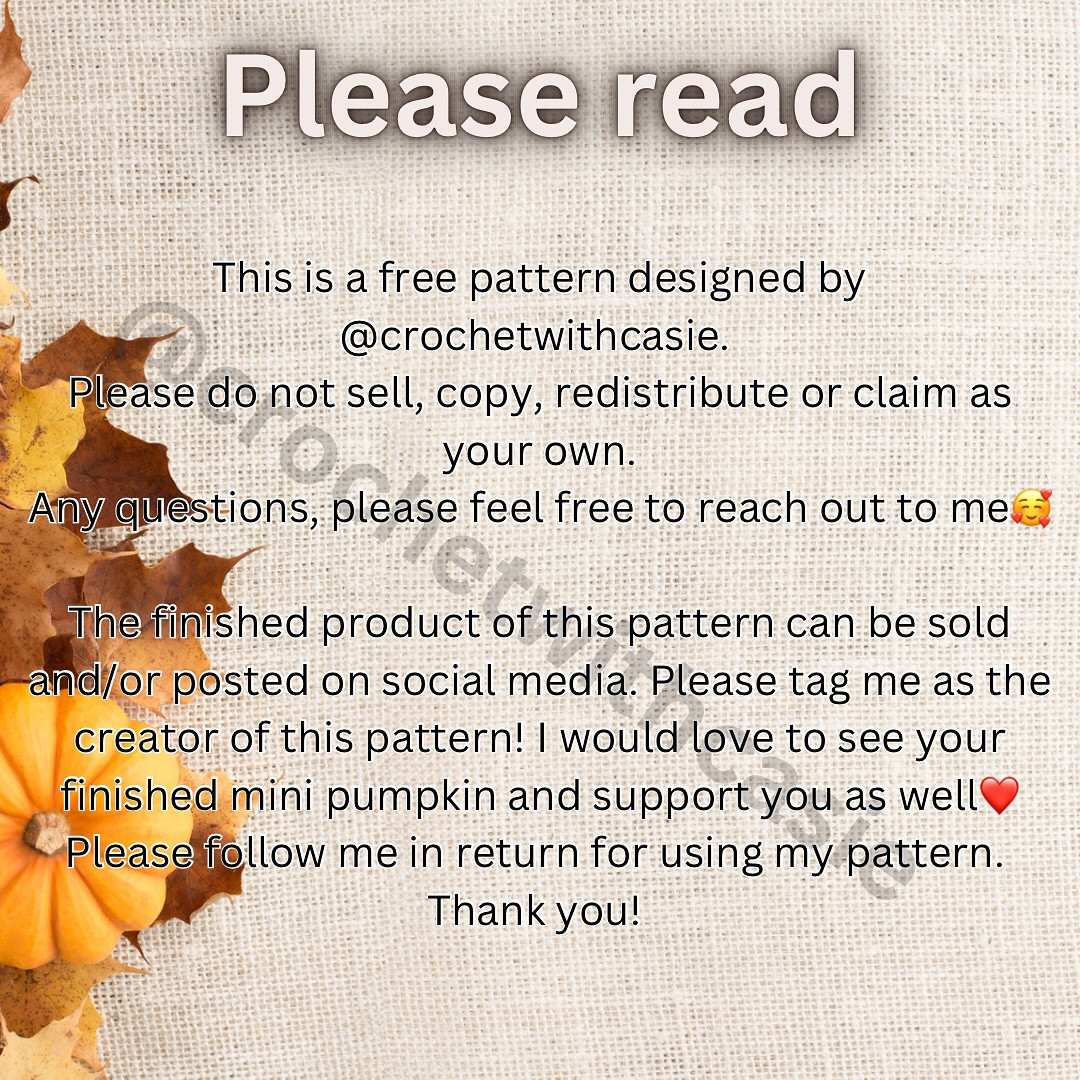 Mini Crochet Pumpkin Pattern: Easy Fall Decoration Tutorial