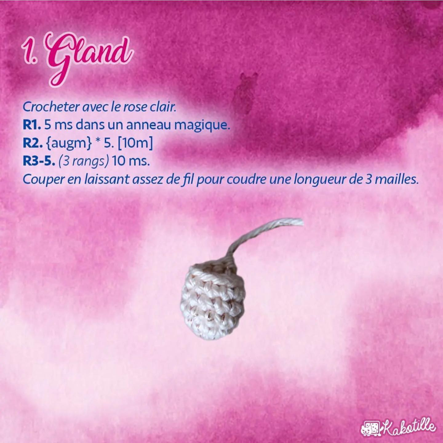 Modèle de crochet amusant et éducatif: Clitoris en peluche