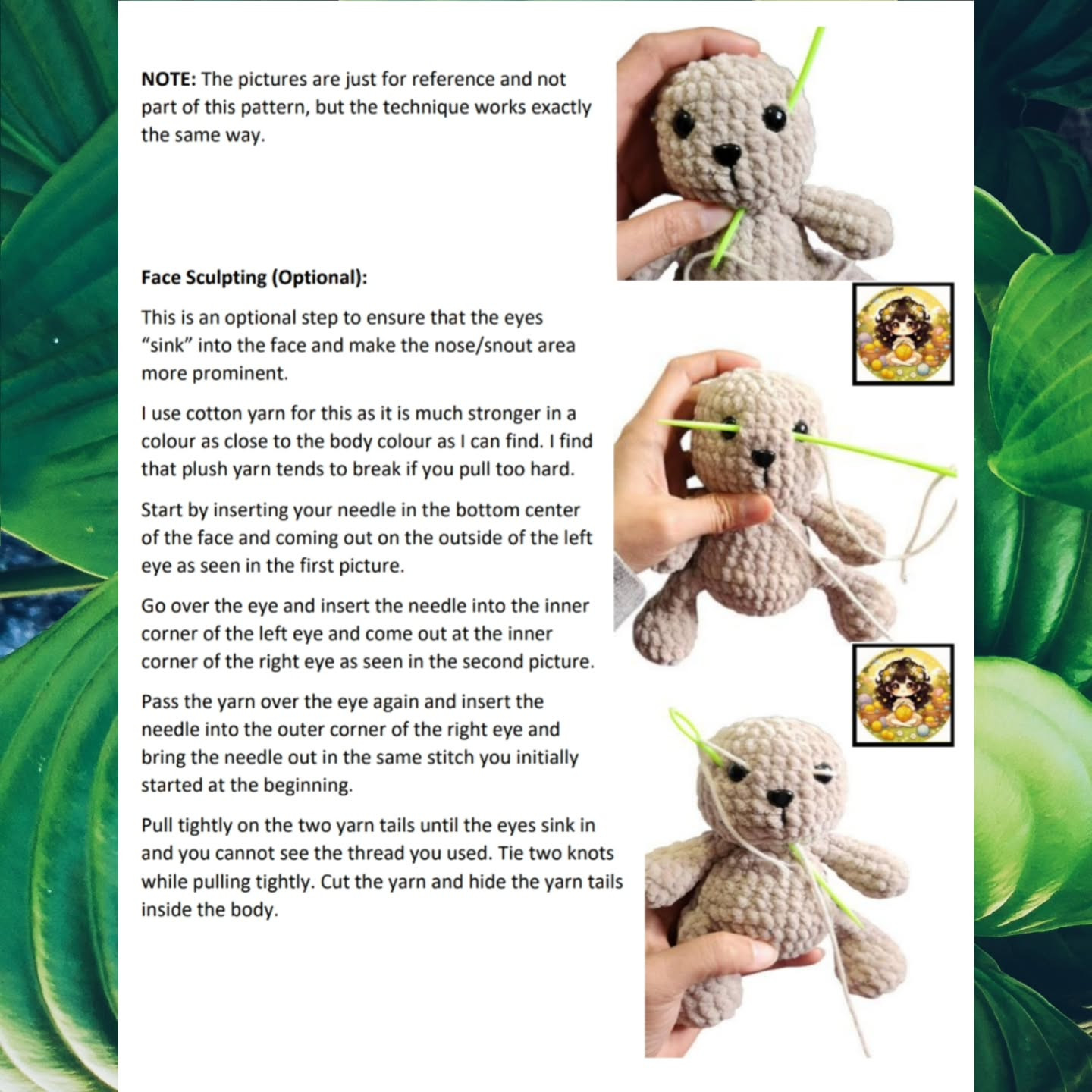 No Sew Blaine the Bunny Crochet Pattern