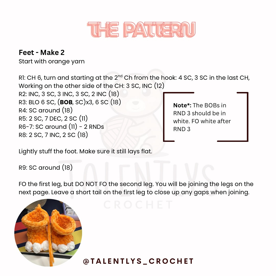 No-Sew Charmander Crochet Pattern - Free and Easy Tutorial