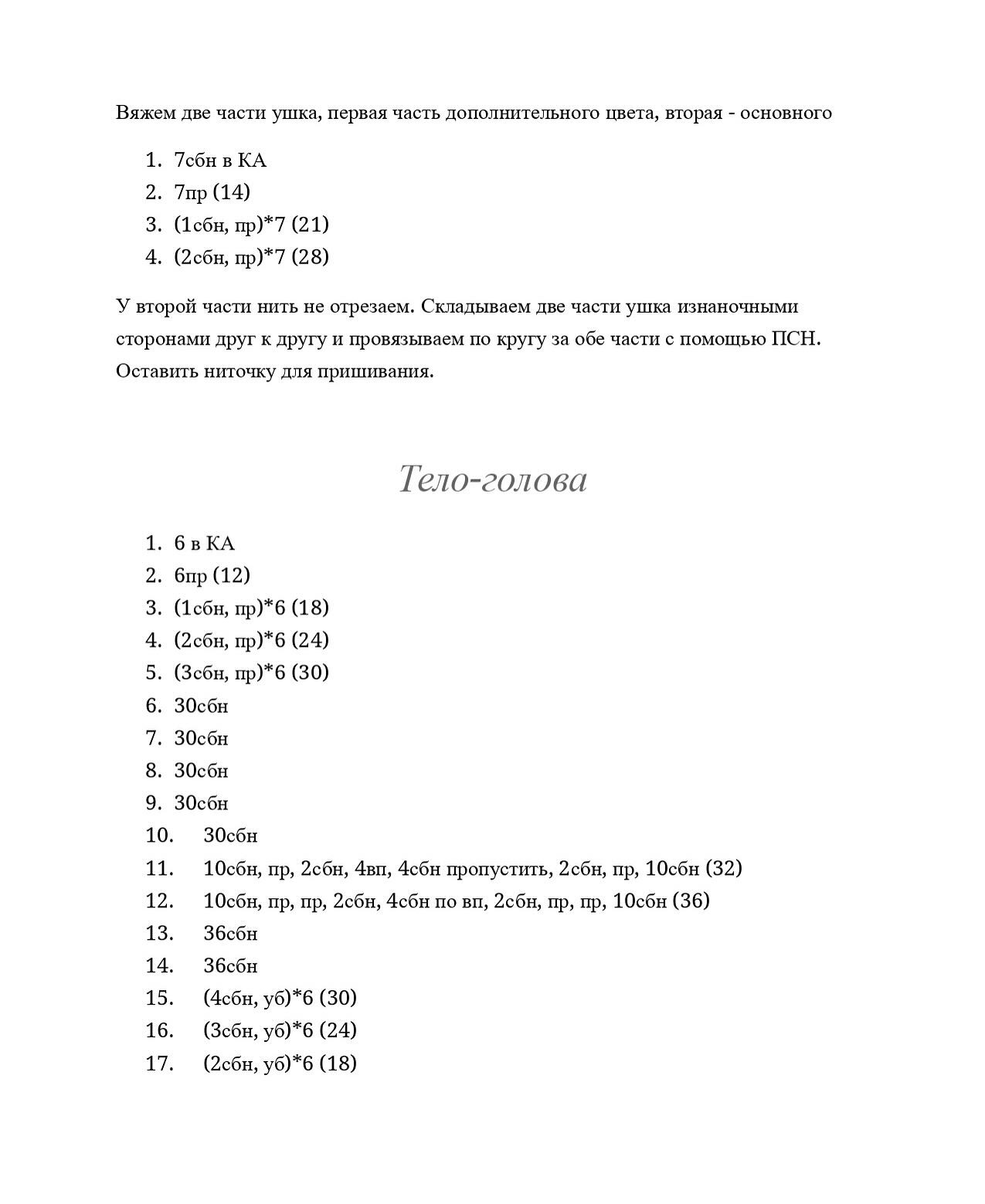 Очаровательный вязаный слонёнок: схема для начинающих