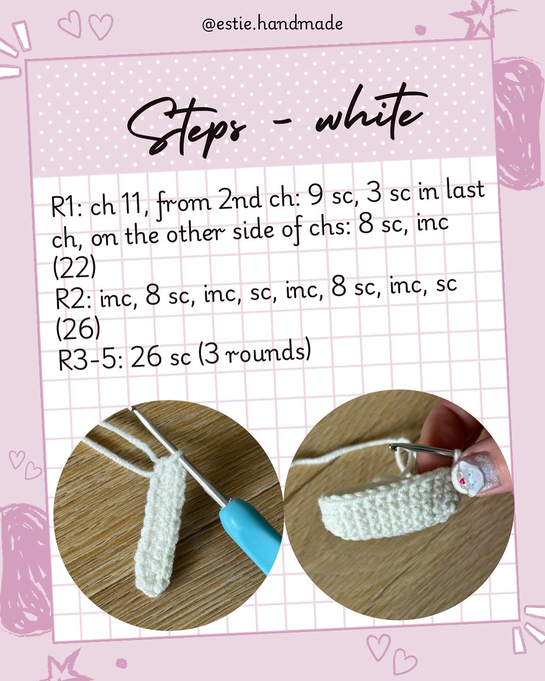 Onigiri Crochet Bag Charm Free Pattern Tutorial