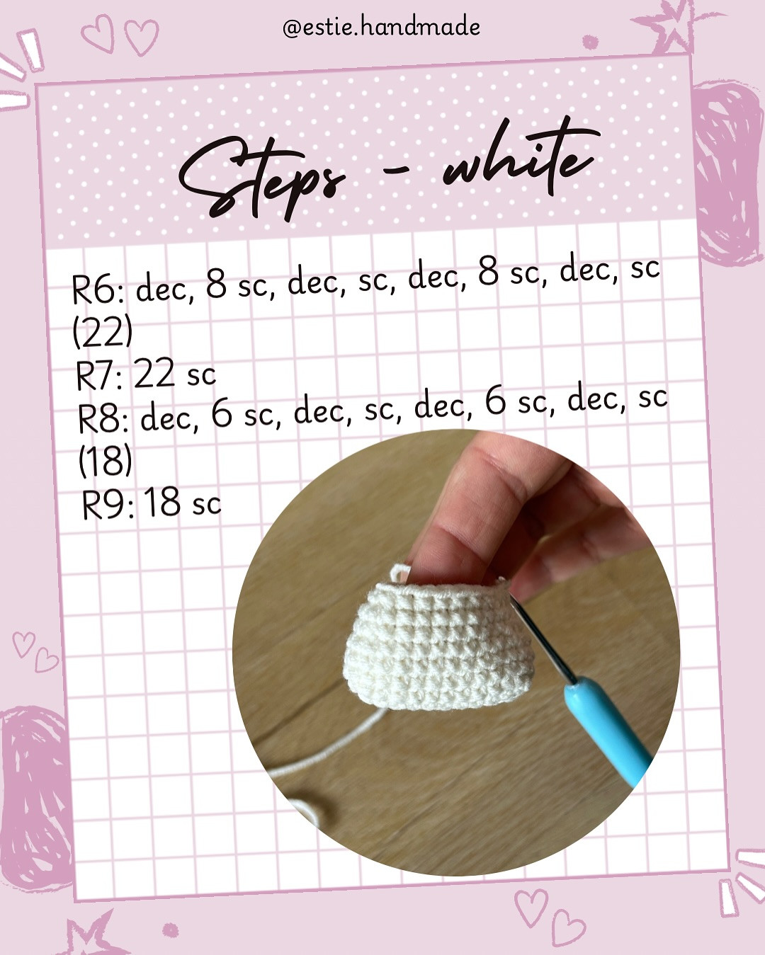 Onigiri Crochet Bag Charm Free Pattern Tutorial