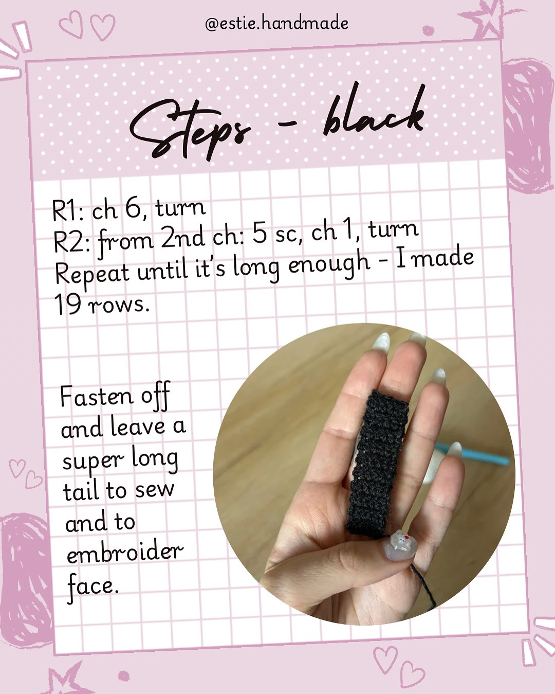 Onigiri Crochet Bag Charm Free Pattern Tutorial