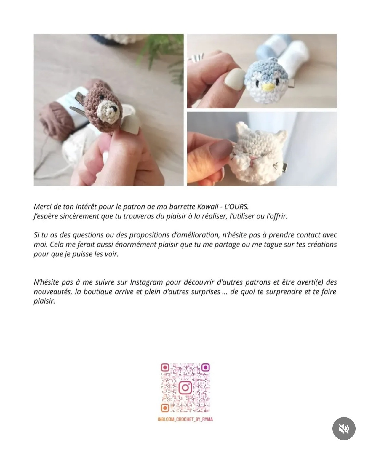 Patron crochet gratuit d'ours en peluche pour débutants