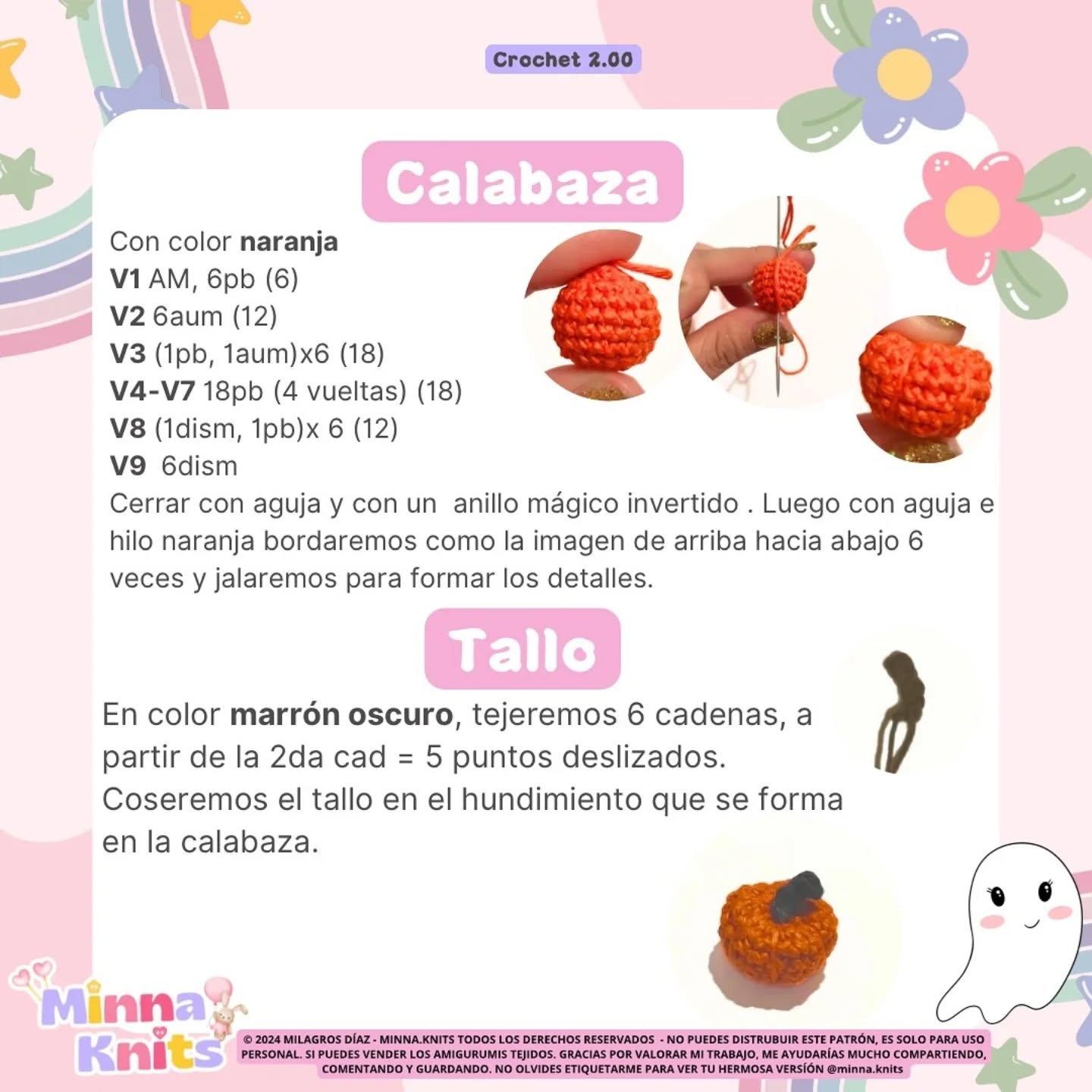 Patrón de Amigurumi: Fantasma Hello Kitty