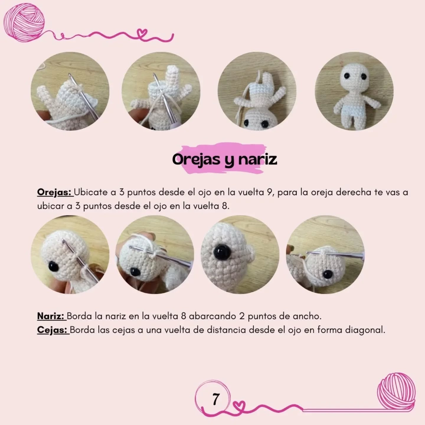 Patrón de amigurumi: Mini cuerpo base adorable