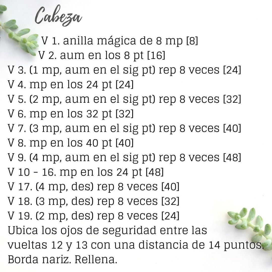 Patrón de crochet gratis: Gato de peluche adorable