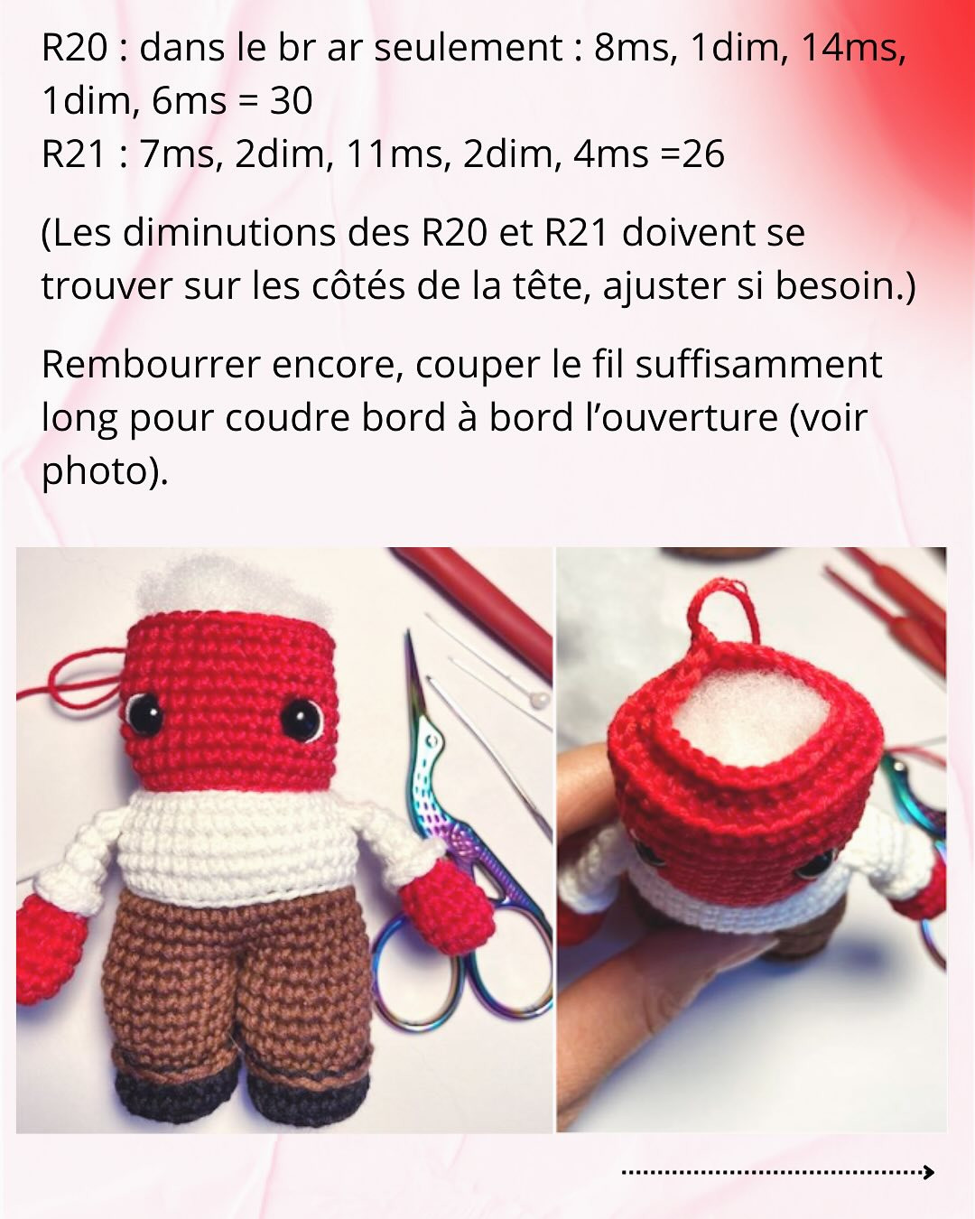 Patron de crochet gratuit pour le personnage Colère