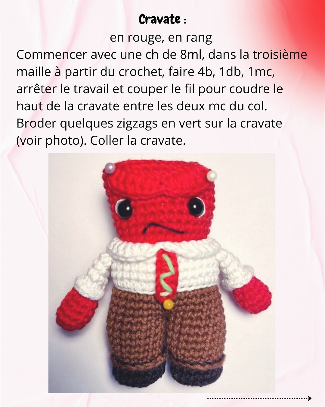 Patron de crochet gratuit pour le personnage Colère
