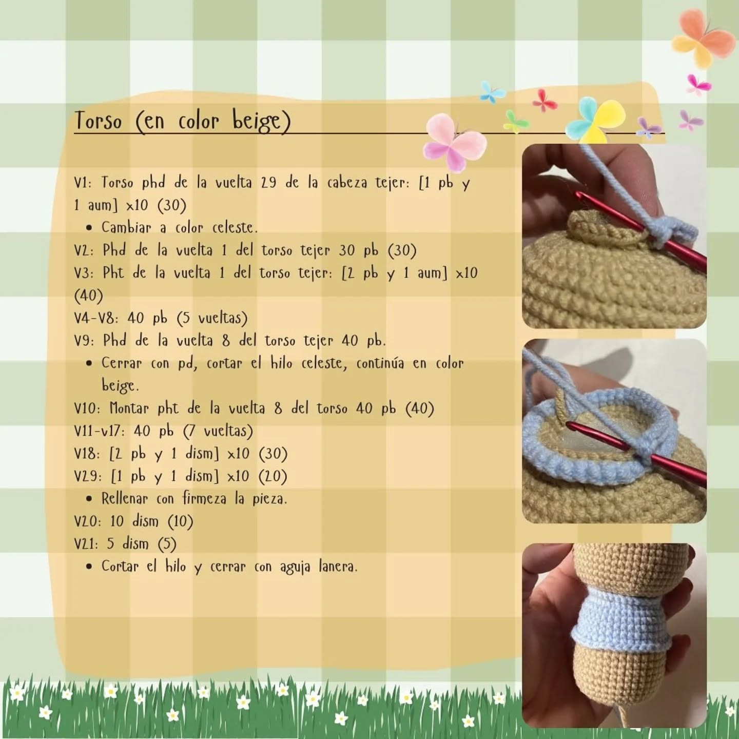Patrón de crochet para muñeco de peluche de ratón adorable