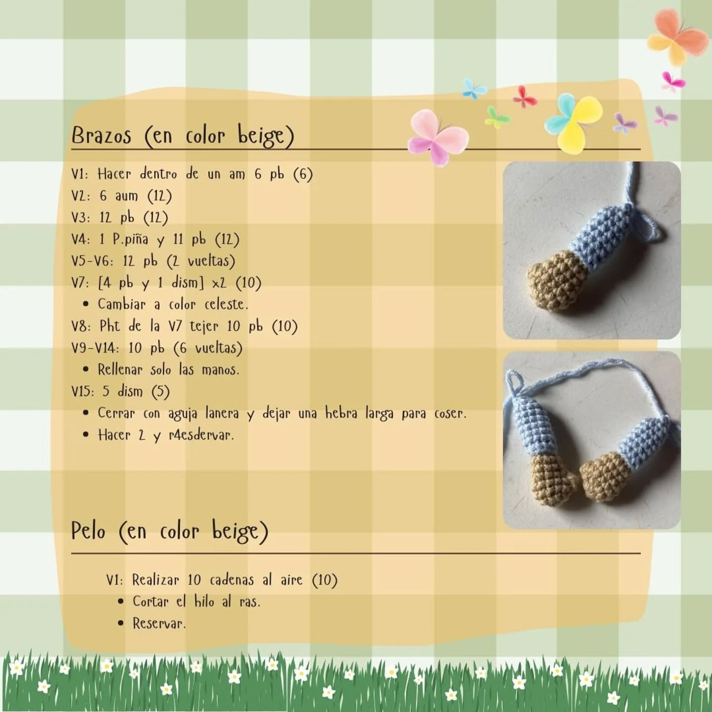 Patrón de crochet para muñeco de peluche de ratón adorable