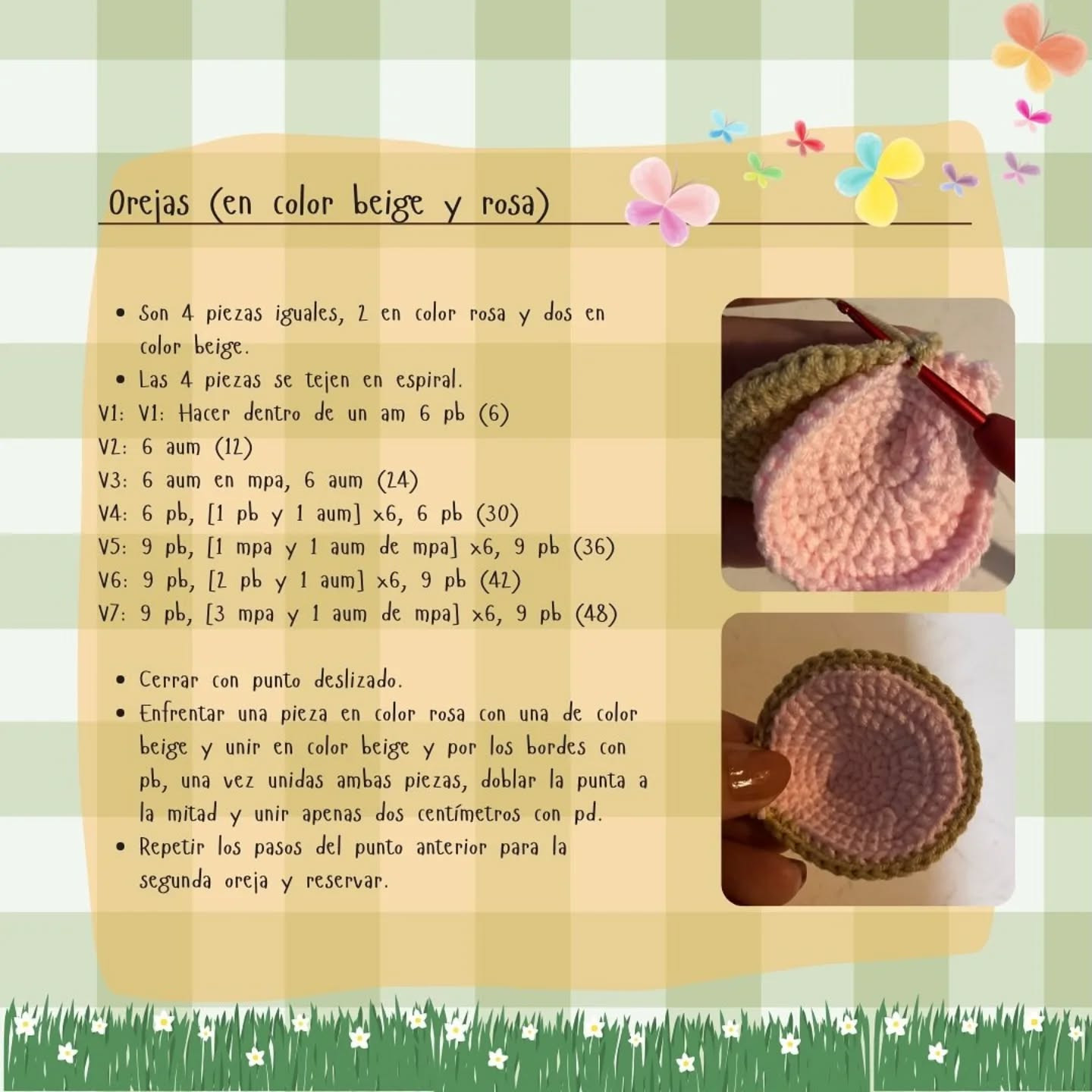 Patrón de crochet para muñeco de peluche de ratón adorable