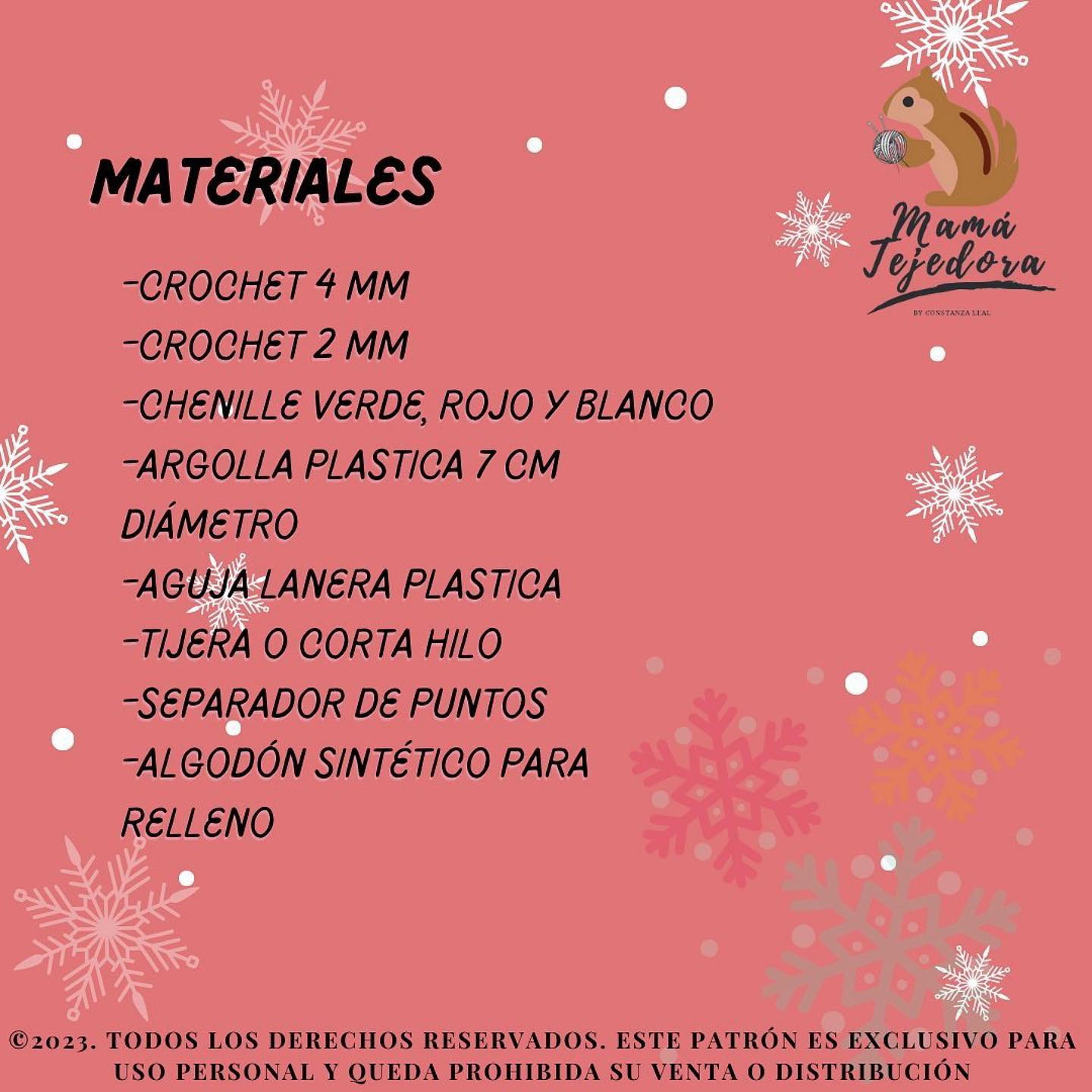 Patrón de ganchillo para sujetadores de cortinas navideños