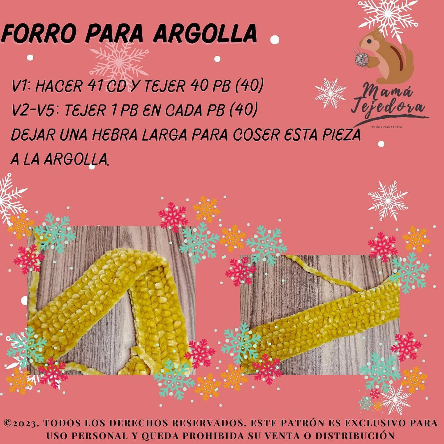 Patrón de ganchillo para sujetadores de cortinas navideños