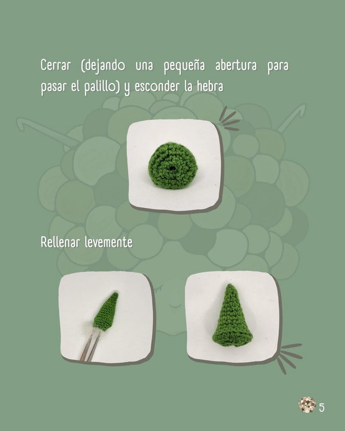 Patrón gratuito de árbol de Navidad victoriano en crochet