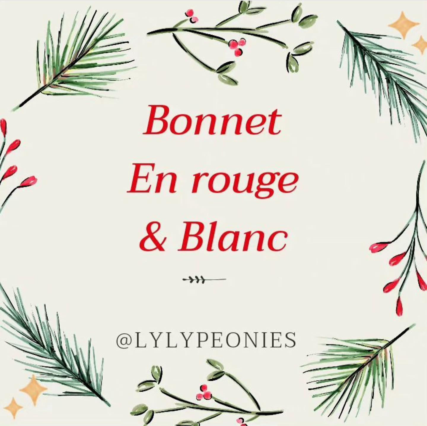 Petit ours crocheté avec sapins pour Noël festif