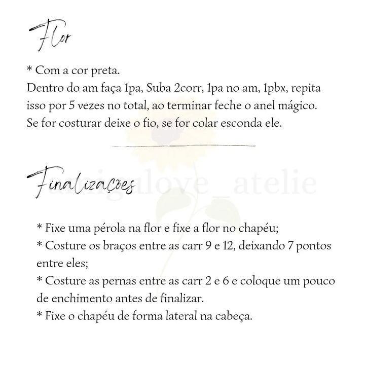 Receita de amigurumi de abóbora bebê com chapéu